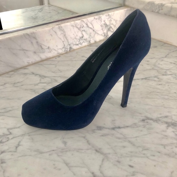 Lulus Shoes - LULUS MIXX laura 01 hot hidden platform navy pump